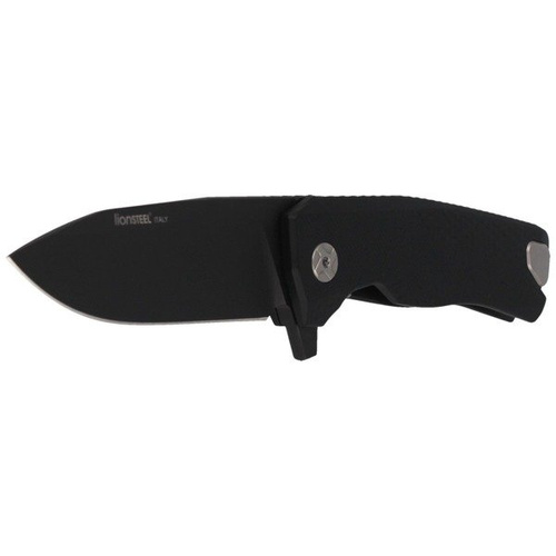 LionSteel - Nóż ROK Aluminium Black / Чорне лезо - ROK A BB