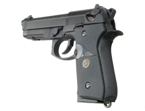 WE - Репліка пістолета ASG M9A1 - зелений газ - чорний - WET-02-000982