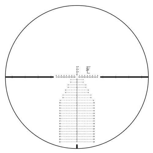 Vector Optics - Приціл Continental x6 4-24 FFP Ranging - 56 мм - чорний - SCFF-40