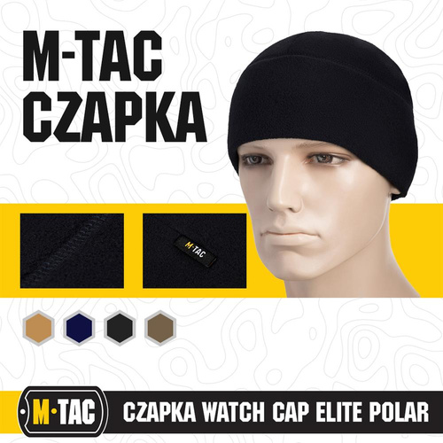 M-Tac - Шапка Watch Cap Elite зимова - фліс - темно-синій - 40002015.