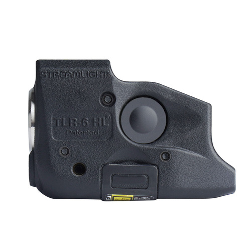 Streamlight - Тактичний збройовий ліхтар з лазером TLR-6 HL G - кріплення на рейку Glock - чорний - L-69353