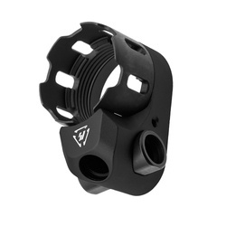 Strike Industries - Задня панель з портами QD і направляючою гайкою для колби Tribus Ver 2 - чорна - SI-AR-TRIBUS-BK