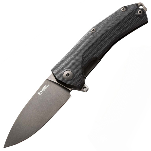 LionSteel - Тактичний ніж KUR - Sleipner - Black - KUR BBK