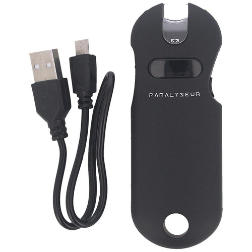 Paralyseur - електрошокер з ліхтариком - 8 мільйонів вольт - USB - чорний - 1806