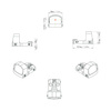 Vector Optics - Коліматорний приціл Frenzy-S 1x17x24 MIC - 3 МОА - Weaver - Чорний - SCRD-43