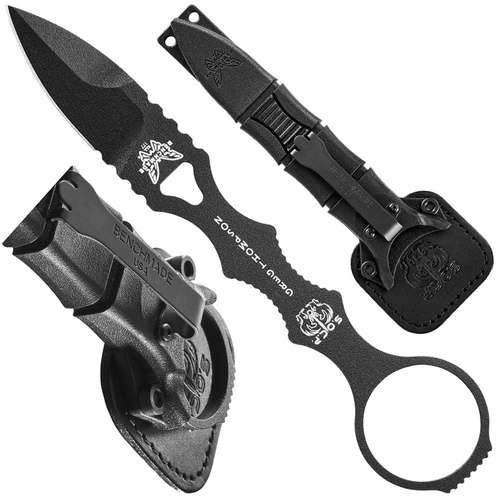 Benchmade - Тактичний ніж 177BK Mini SOCP - 440C - Black - 177BK