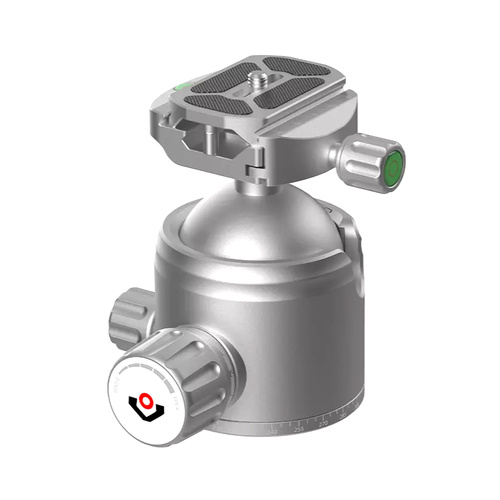 Rokstad - Кульова головка 56 мм на різьбу 3/8"-16 - Picatinny/ARCA - Сірий - RSRH-02