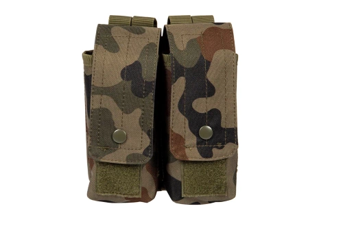 GFC Tactical - Подвійний магазин типу AK / AR - MOLLE - Нейлон - Wz. 93 PL Woodland - GFT-19-016371