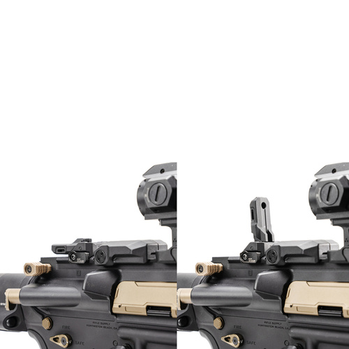 Strike Industries - Strike Polymer Backup Sights - складні - Picatinny - чорний - SI-SPBUS