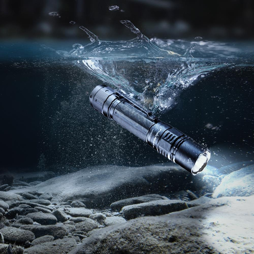 Fenix - Світлодіодний ліхтар PD36R Pro з акумулятором 5000 мАг - 1600 лм - чорний - PD36R
