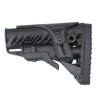 FAB Defense - Колба GLR-16 CP для M16/M4/AR15 Колба GLR-16 CP - Mil-Spec / Commercial - Полімер - Чорний - FX-GLR16CP