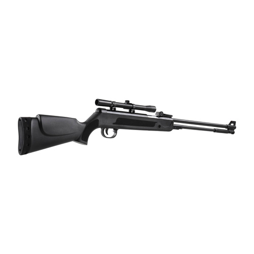 RazorGun - Пневматична гвинтівка Magnum з оптичним прицілом 4х20 - 4,5 мм - Полімер - Чорний - WF600P 4,5