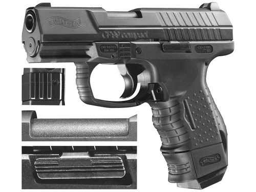 Umarex - Пневматичний пістолет CO2 Walther CP-99 Compact - 4,5 мм - чорний - 5.8064