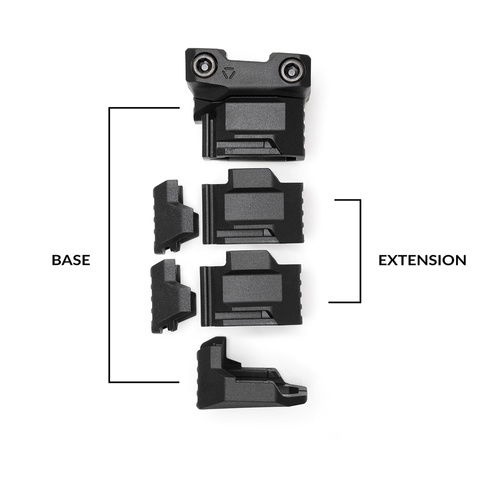 Strike Industries - Strike Stacked Angled Grip CMS - Picatinny - FDE - SI-AR-CMS-PSAF-FDE