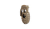 Mil-Tec - Кліпсові заглушки Pineapple - 10 шт - Coyote Brown - 13458235
