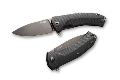 LionSteel - Тактичний ніж KUR - Sleipner - Black - KUR BBK