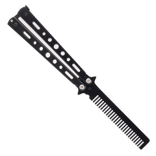 Martinez Albainox - Сталевий складаний гребінець Balisong - чорний - 02155