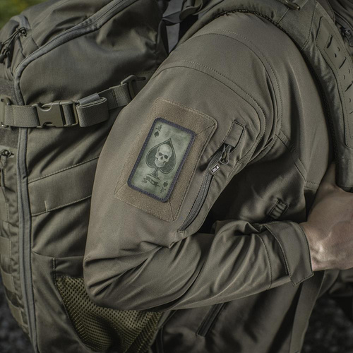 M-Tac - Нашивка Ace of Spades - Morale Patch - Ranger Green / Czarna - 51101023