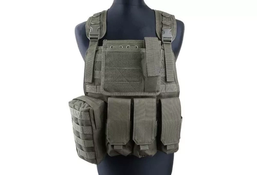 GFC Tactical - Тактичний розвантажувальний жилет MBSS - нейлоновий - Оливковий - GFT-18-001014