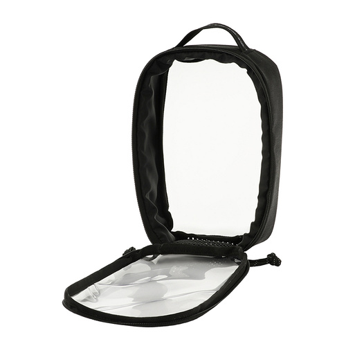 M-Tac - Велика прозора кишеня Elite Large - 30 x 19 cm - чорна - 10147002-L