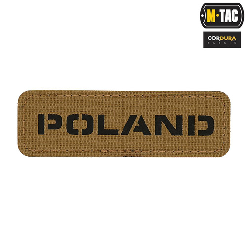 M-Tac - Пластир - Польща - Лазерне різання - Койот / Чорний - 51003105