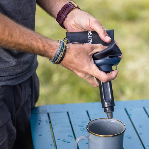 LifeStraw - Розбірна пляшка Peak Squeeze - 0,65 л - Dark Mountain Gray