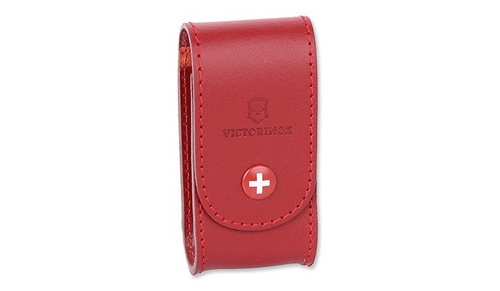 Victorinox - Шкіряний чохол для кишенькового ножа - червоний - 4.0521.1