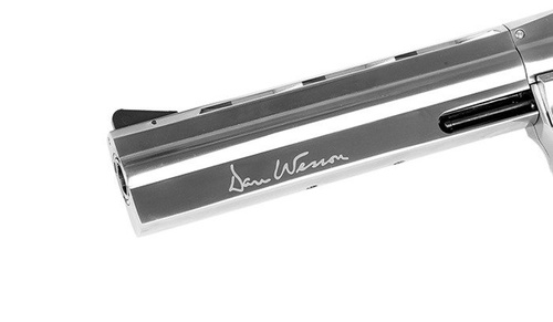 ASG - Репліка револьвера Dan Wesson 715 6'' - Срібло - Мала потужність - 18194