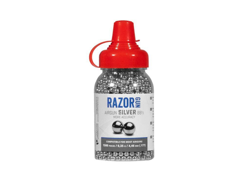 RazorGun - Срібні кулі - 4,46 мм - 1500 шт - срібні - 337-001