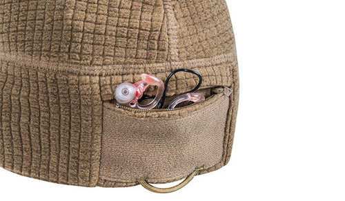 Helikon - Шапка-вушанка - Grid Fleece - Olive Green - CZ-RBN-FG-02