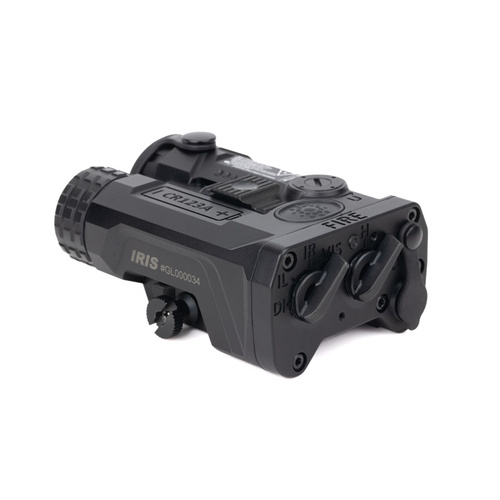 Holosun - Лазерний індикатор цілі Iris-3 - Алюміній - Зелений - ІЧ - Чорний - IRIS-GR3