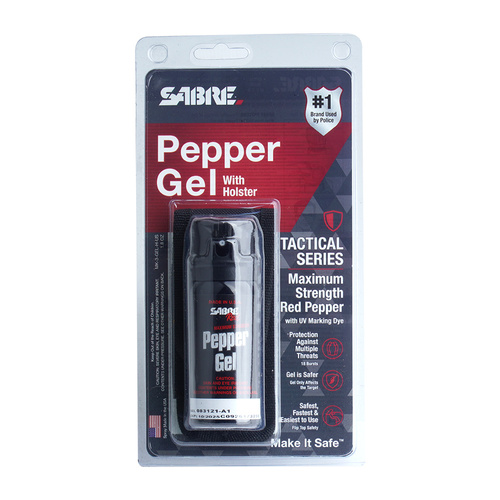 Sabre Red - перцевий балончик з кобурою - гель - флюс - 53 мл - MK-3-GEL-H-US - MK-3-GEL-H-US - перцевий балончик з кобурою - гель - флюс - 53 мл