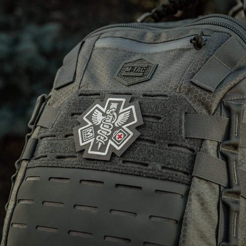 M-Tac - Медична нашивка з вишивкою Paramedic - Ranger Green - 51432023
