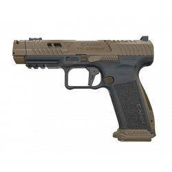 Canik - Пістолет TP9 TTI Combat - Taran Tactical Innovations - 9x19 Para - Чорний/Coyote Brown