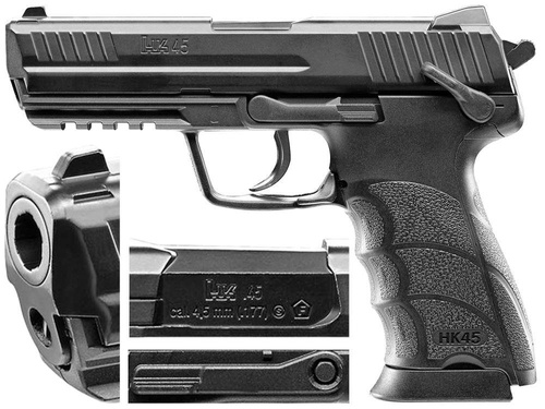 Umarex - Репліка пістолета Heckler &amp; Koch HK45 - CO2 - чорний - 2.5978