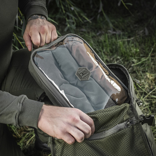 M-Tac - Прозорий органайзер Elite Large Gen.II - Cordura - нейлон - Чорний - 10147802-L