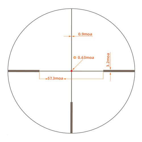 Vector Optics - Приціл оптичний Continental x6 2.5-15x56 - BDC - SCOM-38