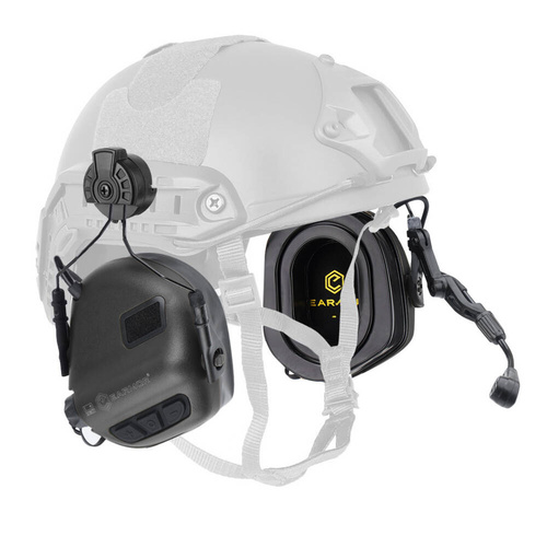 Earmor - Гарнітура для шоломів M32H PLUS - Установка АRC - чорний - M32H-BK/ARC (PLUS)