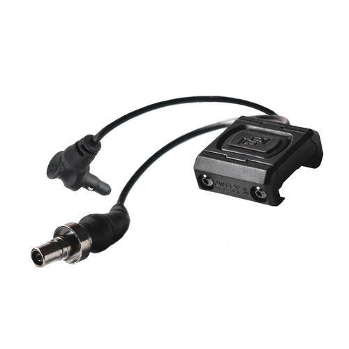 Unity Tactical - Гелевий кабельний перемикач ModButton Lite Sync - SureFire/Crane Laser - 4.5" - Чорний - MBL2-BLK-SF/CL-4.5