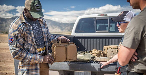 Helikon - Гаманець для декількох пістолетів - нейлон - меланж чорно-сірий - MO-MPW-NL-M1 - MO-MPW-NL-M1