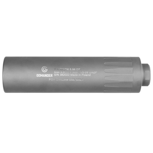 Gomander - Глушник Tactinox DT - 5,56 мм - 1/2x28 - сірий