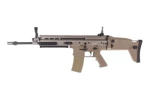 WE - Репліка карабіна AEG SCAR-L MK16 MOD 0 - Tan - WET-01-005926