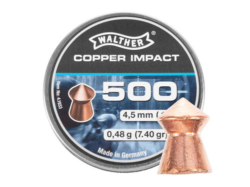 Пневматична куля Walther - Diabolo Copper Impact - 4,5 мм - 500 шт. - 4.1933