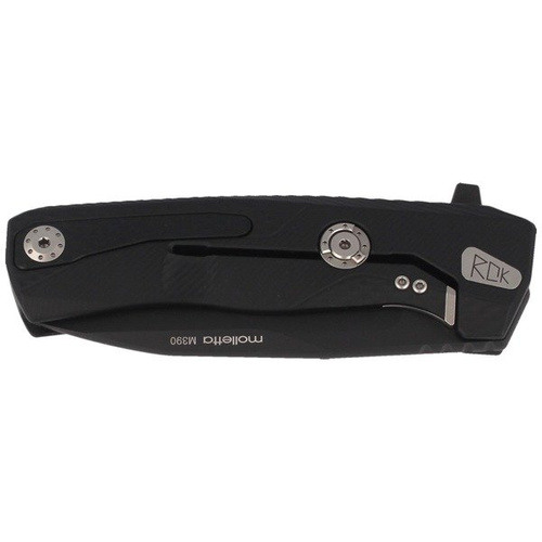 LionSteel - Nóż ROK Aluminium Black / Чорне лезо - ROK A BB