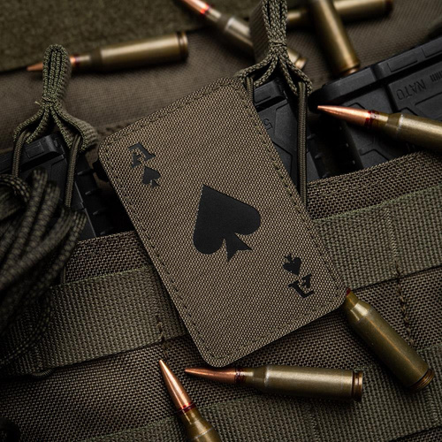 M-Tac - нашивка туз пік - 500D Cordura - Ranger Green / Black - 51109232