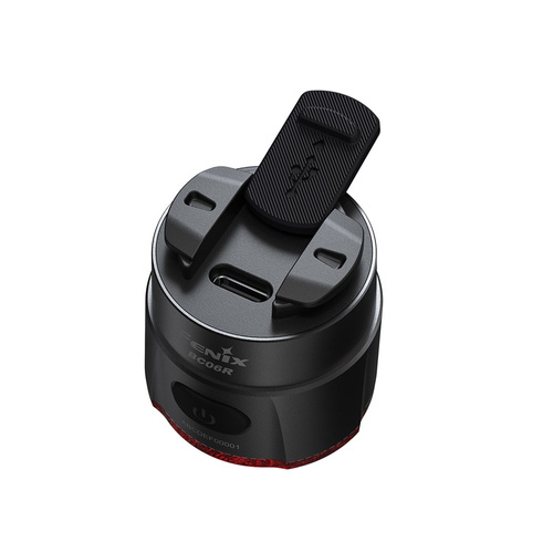 Fenix - Світлодіодний задній велосипедний ліхтар BC06R - 90 лм - Чорний - BC06R.11111