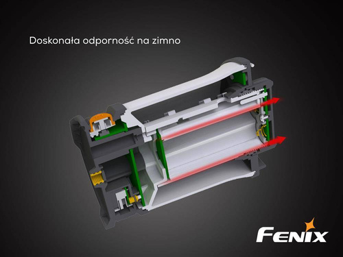 Fenix - Світлодіодний кемпінговий ліхтар - 650 люмен - 18650 - Чорний - CL30R