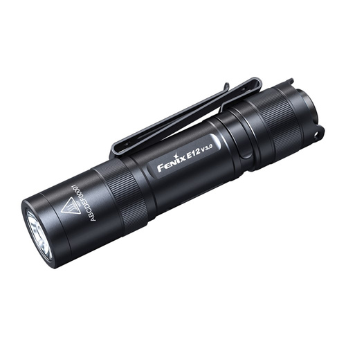 Fenix - Світлодіодний ліхтар E12 - 200 лм - чорний -  E12 V3.0