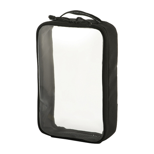 M-Tac - Велика прозора кишеня Elite Large - 30 x 19 cm - чорна - 10147002-L