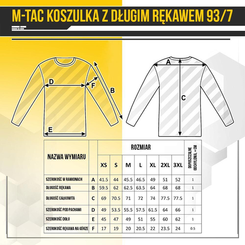 M-Tac - Тактична футболка з довгим рукавом - темно-сірий - 20067012